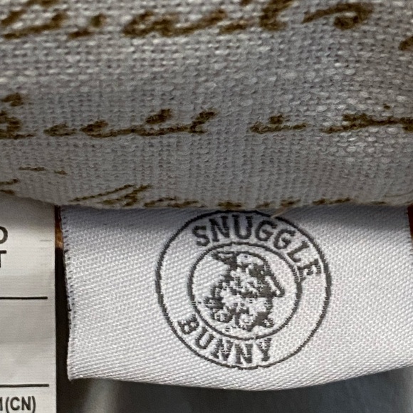 Snuggle Bunny Chic Bunnies Wearing Glasses Decorative Pillow - Picture 4 of 5